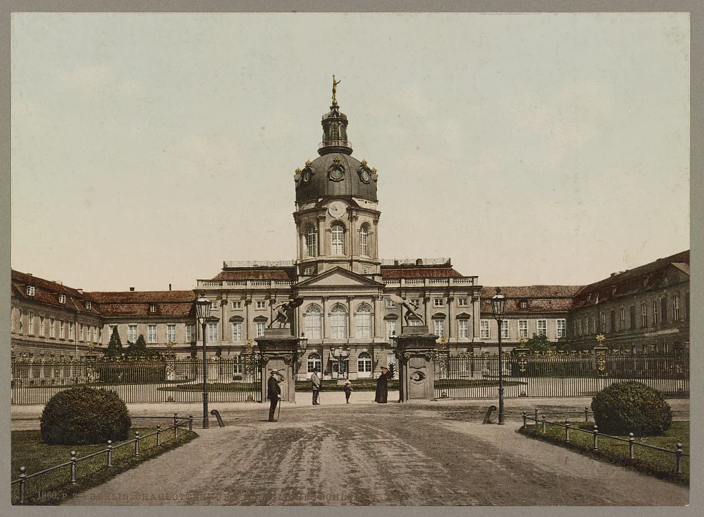 Berlin. Charlottenburg Königliches Schloss, Photochrom ca. 1890