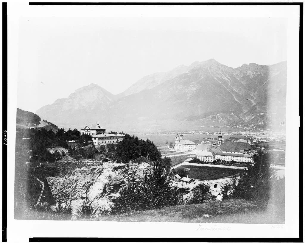 Innsbruck, Stadtansicht zwischen 1860 und 1890 (zweite Aufnahme)