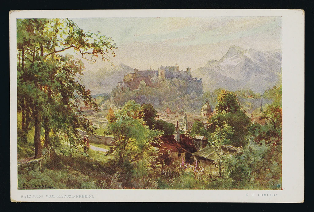 Salzburg vom Kapuzinerberg, ca. 1910