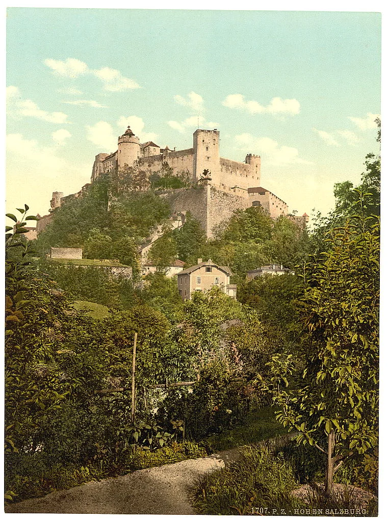Festung Hohensalzburg, Salzburg, ca. 1890